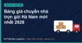 Bảng giá chuyển nhà trọn gói Hà Nam mới nhất 2026