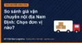 So sánh giá vận chuyển nội địa Nam Định: Chọn đơn vị nào?
